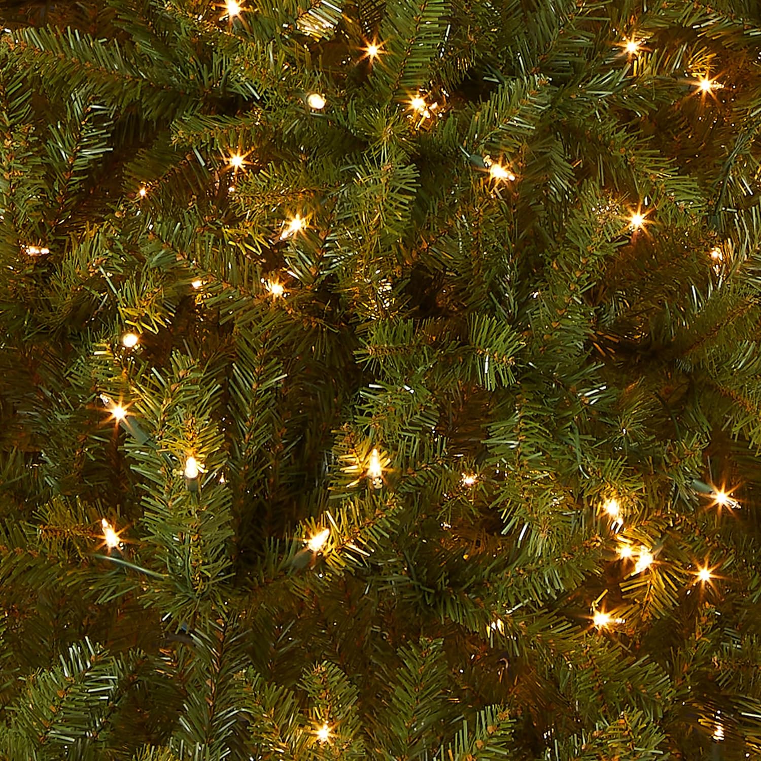 National Tree Company Pre-Lit Artificial Full Christmas Tree, Green ...