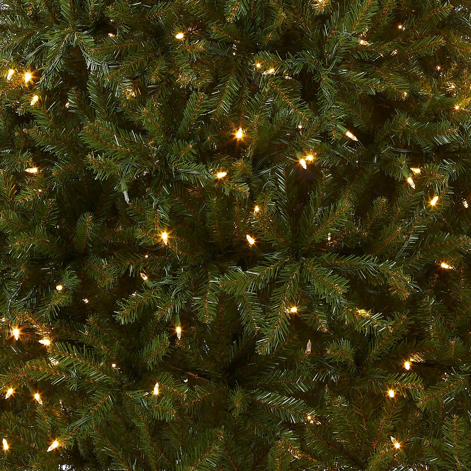 National Tree Company Pre-Lit Artificial Full Christmas Tree, Green ...