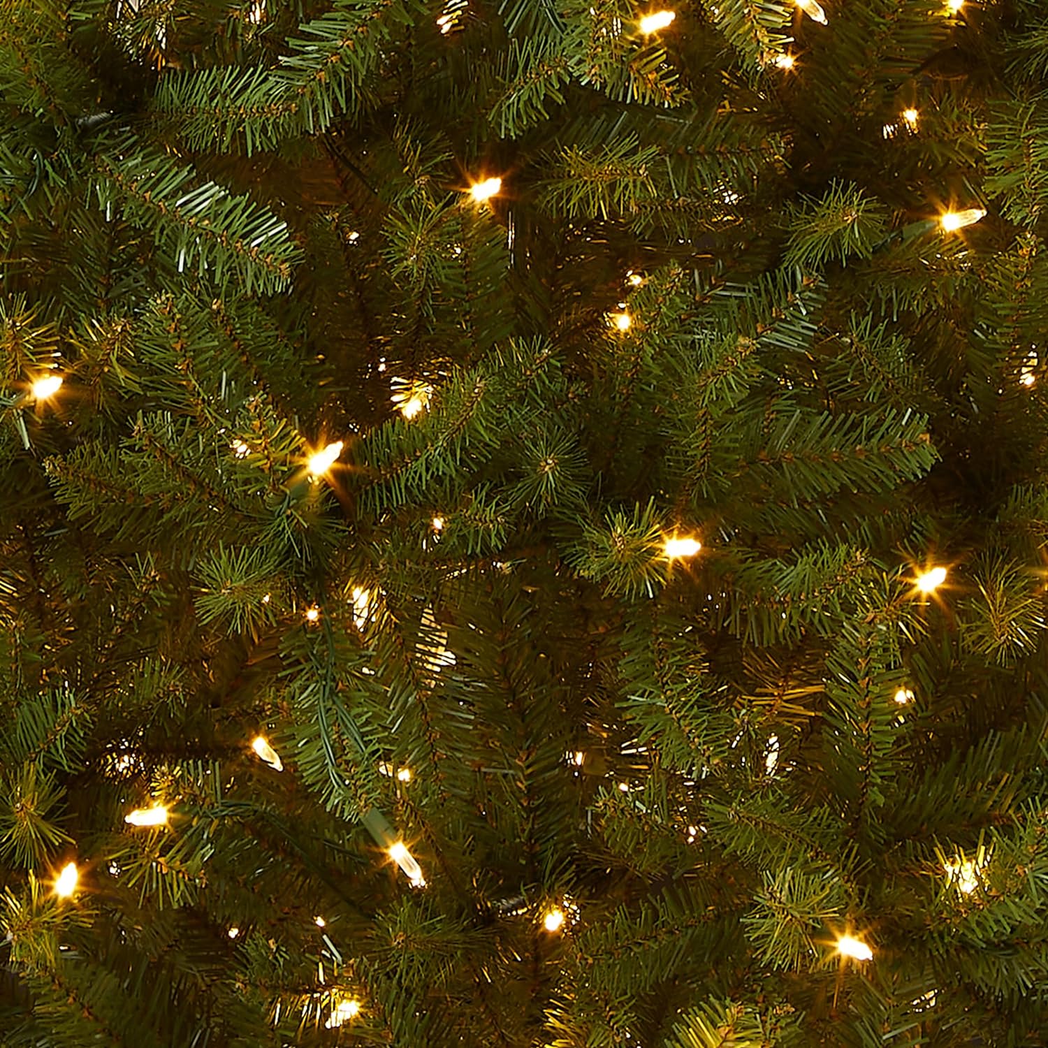 National Tree Company Pre-Lit Artificial Full Christmas Tree, Green ...